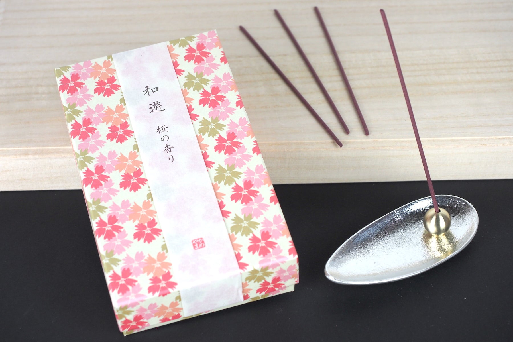 Imagine a landscape  from the scent - Japanese incense sticks  -