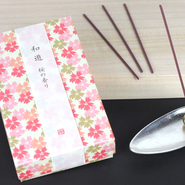Imagine a landscape  from the scent - Japanese incense sticks  -